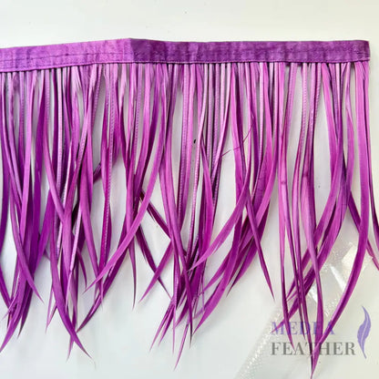 50cm Long Goose Biot Feather Trim FTGOOSE02 - #95 violet