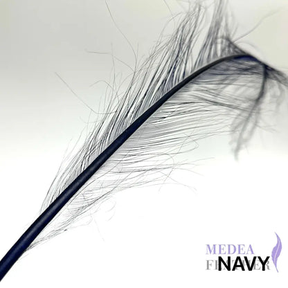 55cm Burnt Ostrich Feather Plume #65 navy