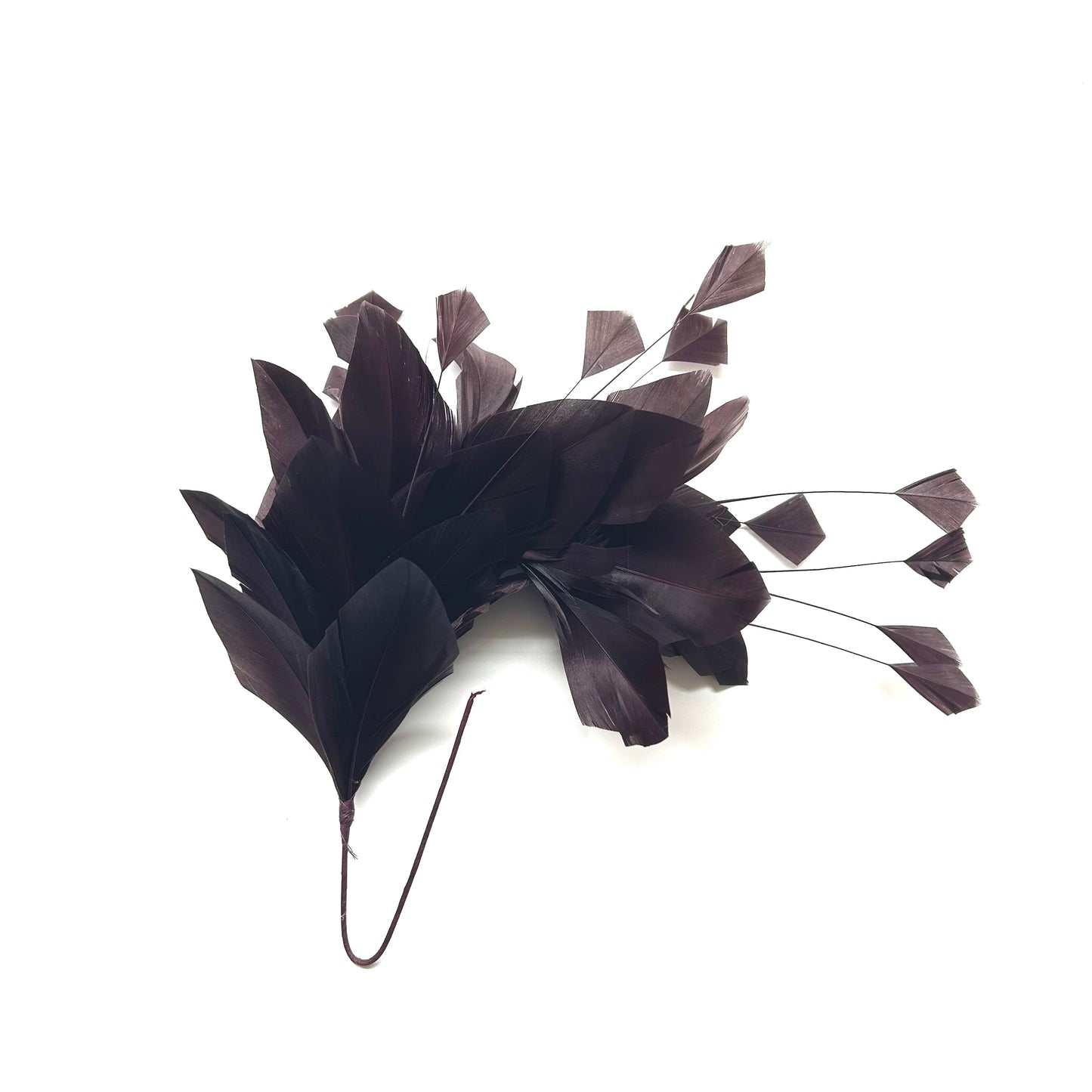 Diamond Coque & Goose Feather Flower Mount FM082