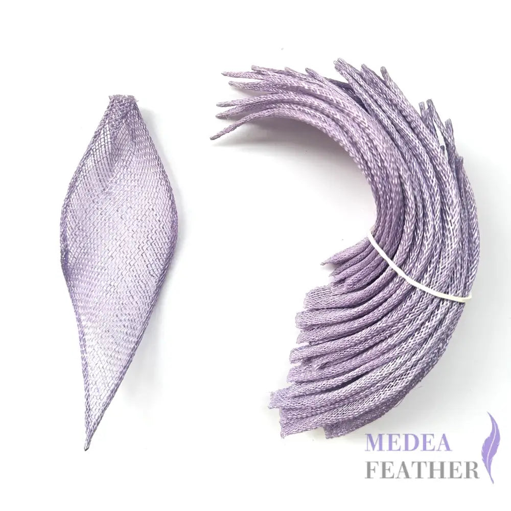 5cm Wide Millinery Sinamay Leaves - #53 lilac / 5 pcs/pack