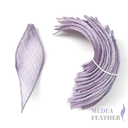 5cm Wide Millinery Sinamay Leaves - #53 lilac / 5 pcs/pack