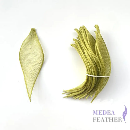 5cm Wide Millinery Sinamay Leaves - #57 cress green / 5 pcs/pack