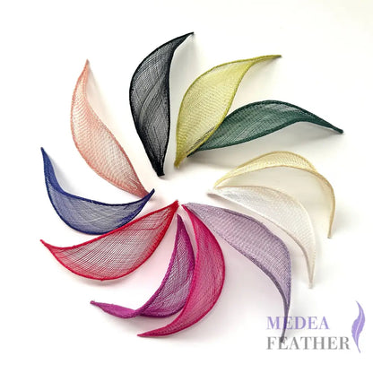 5cm Wide Millinery Sinamay Leaves - Multicolor / 5 pcs/pack