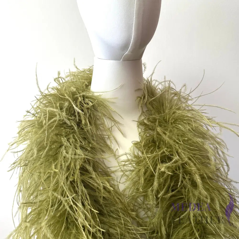 6 Ply Ostrich Feather Fringe Feather Boa (2 yards) FB02 - Custom - Please add text below
