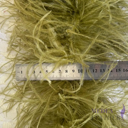 6 Ply Ostrich Feather Fringe Feather Boa (2 yards) FB02 - Custom - Please add text below