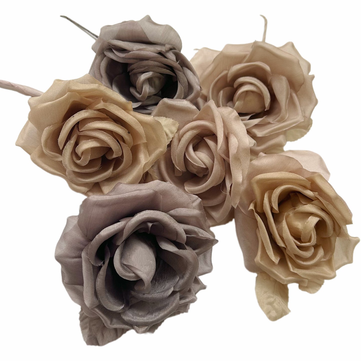 Lucky Dip Multi-colour 10cm wide silk flower-Pack of 3