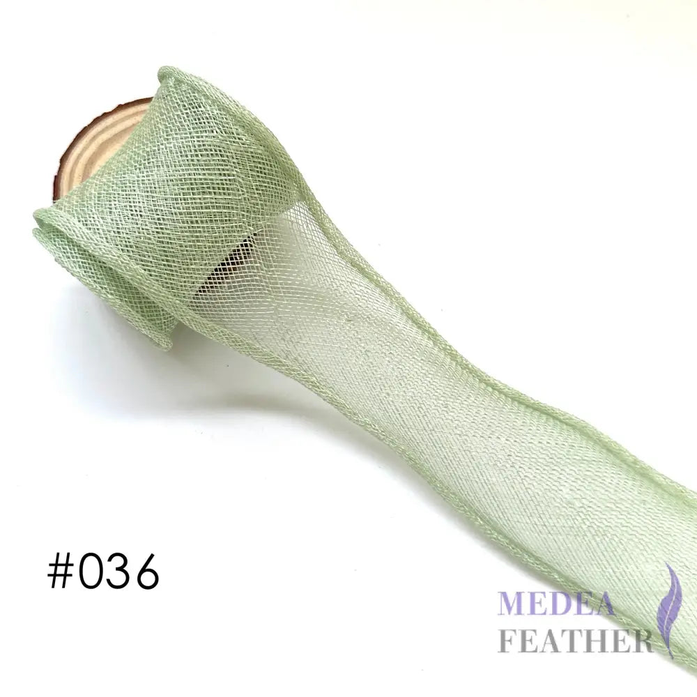 6cm Wide Sinamay Roll-1.5m - HF23-036 Light mint