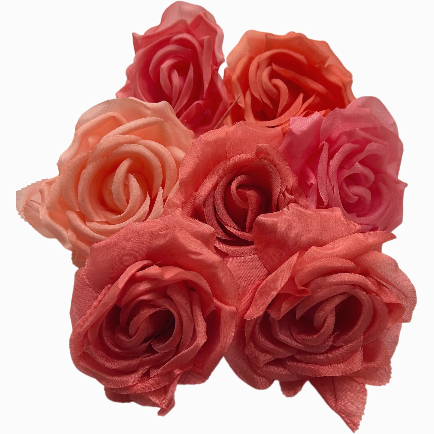 Lucky Dip Multi-colour 10cm wide silk flower-Pack of 3