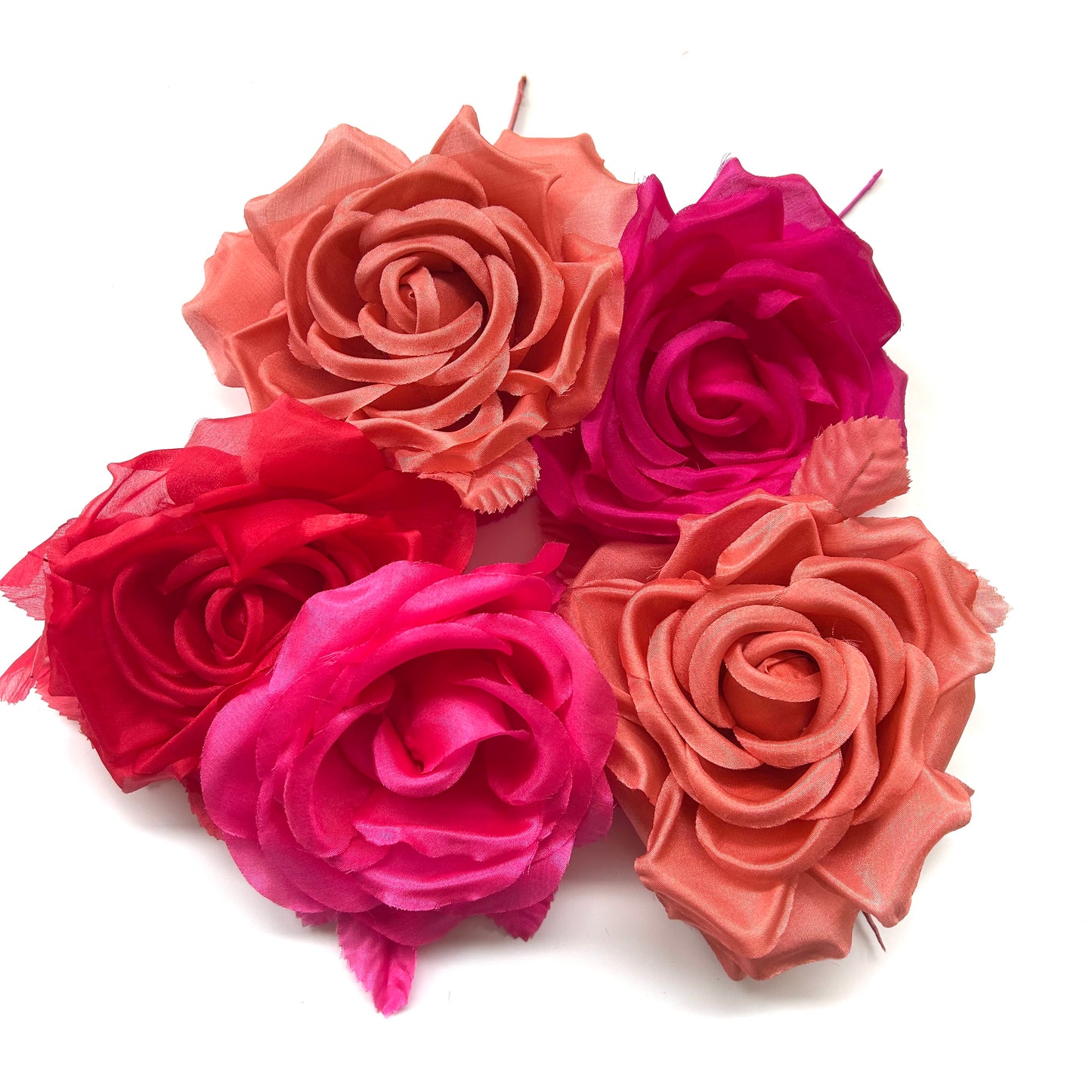 Lucky Dip Multi-colour 12cm wide silk flower-Pack of 3