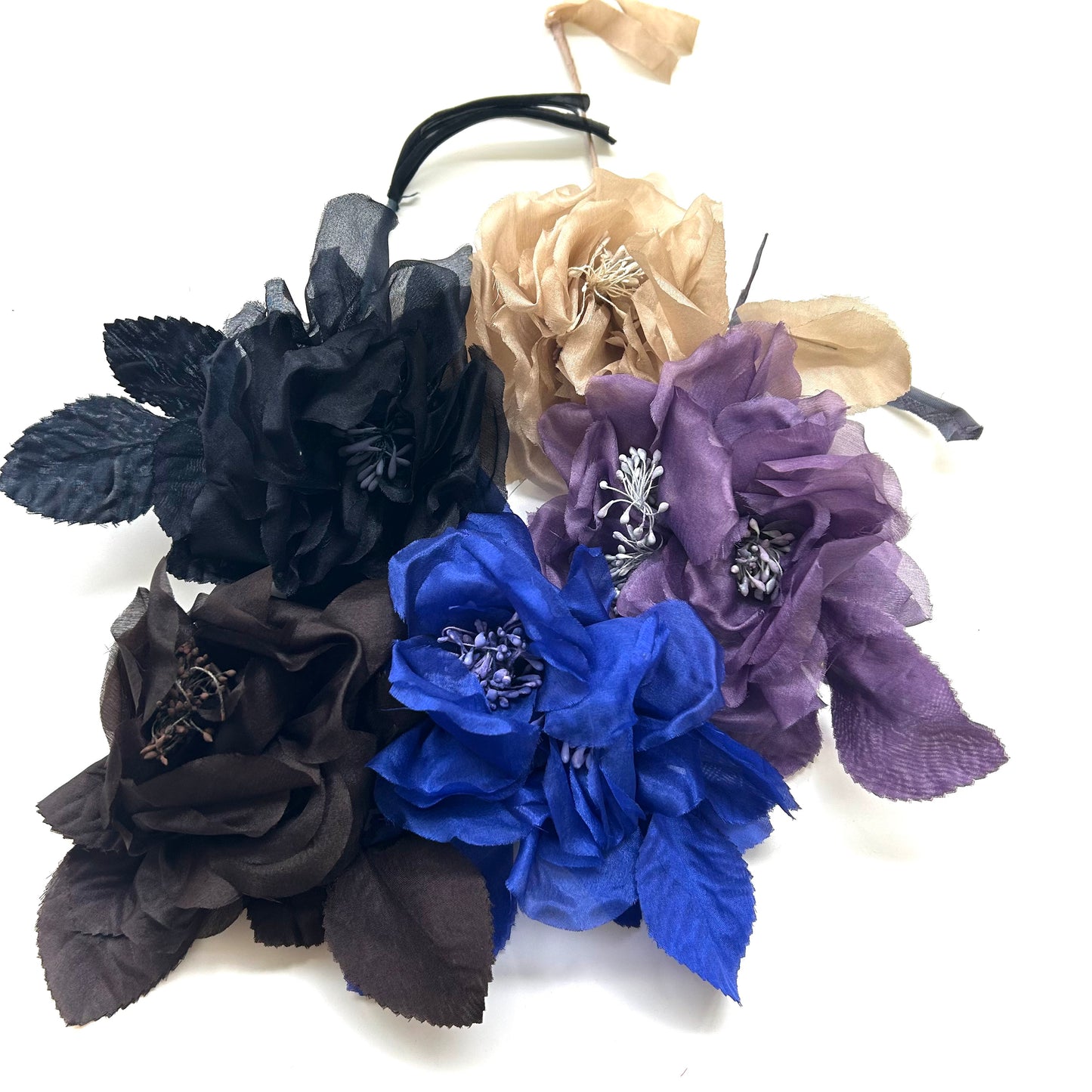 Lucky Dip Multi-colour Silk Flower Mount-Pack of 2