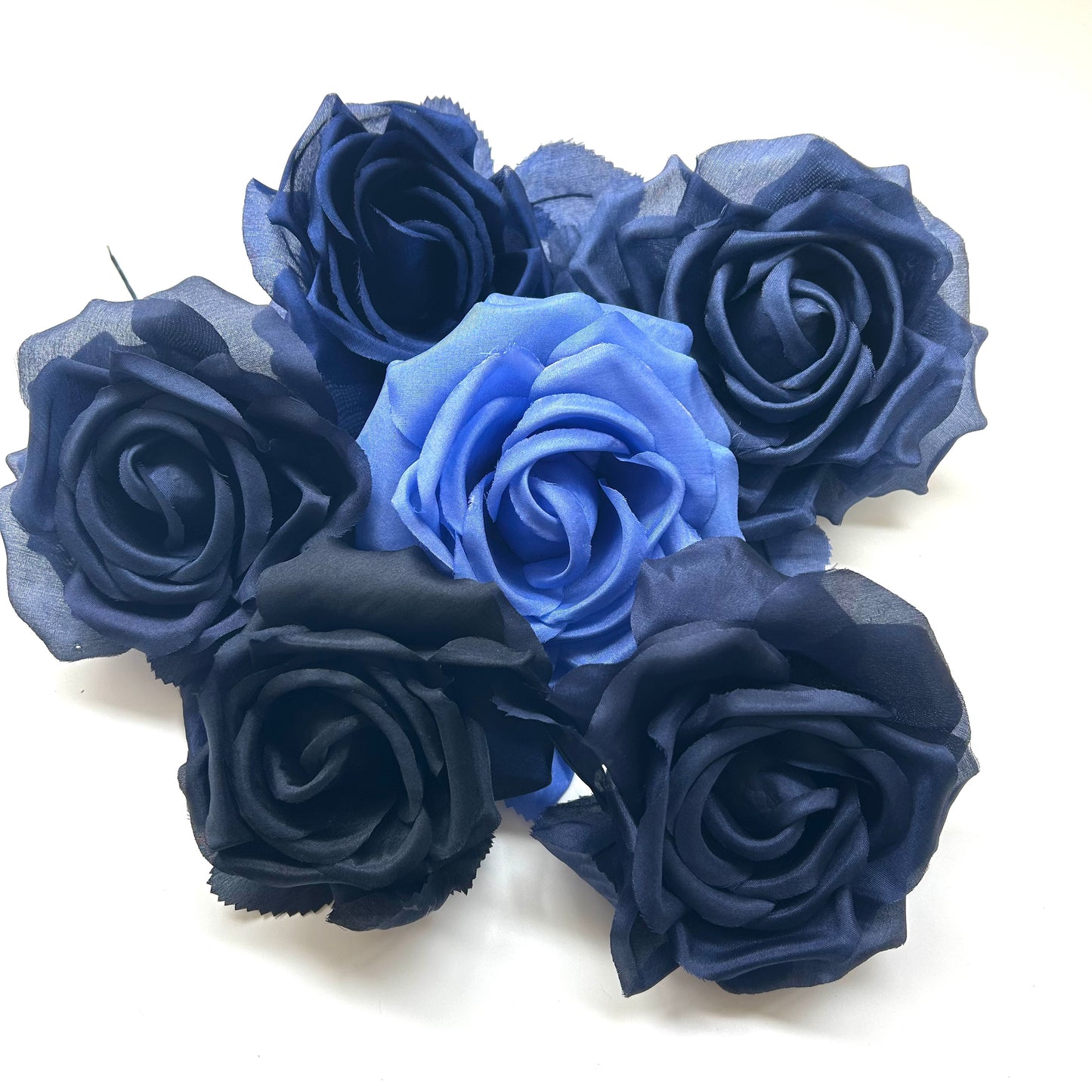 Lucky Dip Multi-colour 10cm wide silk flower-Pack of 3