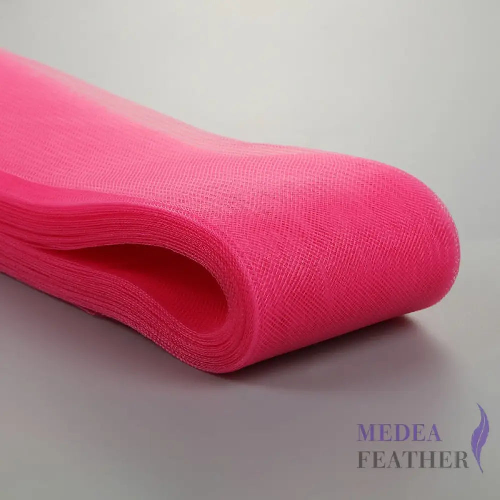 8cm Wide Plain Woven Crin Braid 09 Hot Pink / 10 Meters