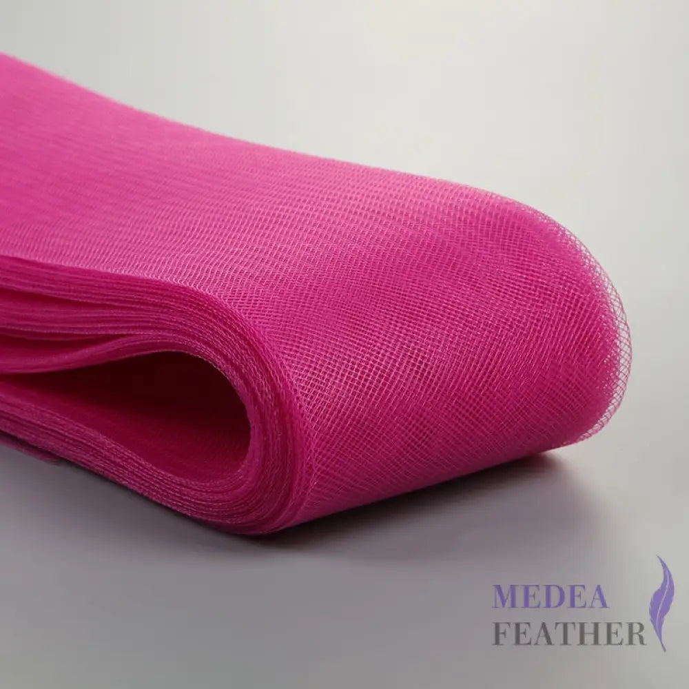 8cm Wide Plain Woven Crin Braid 14 Barbie Pink / 10 Meters