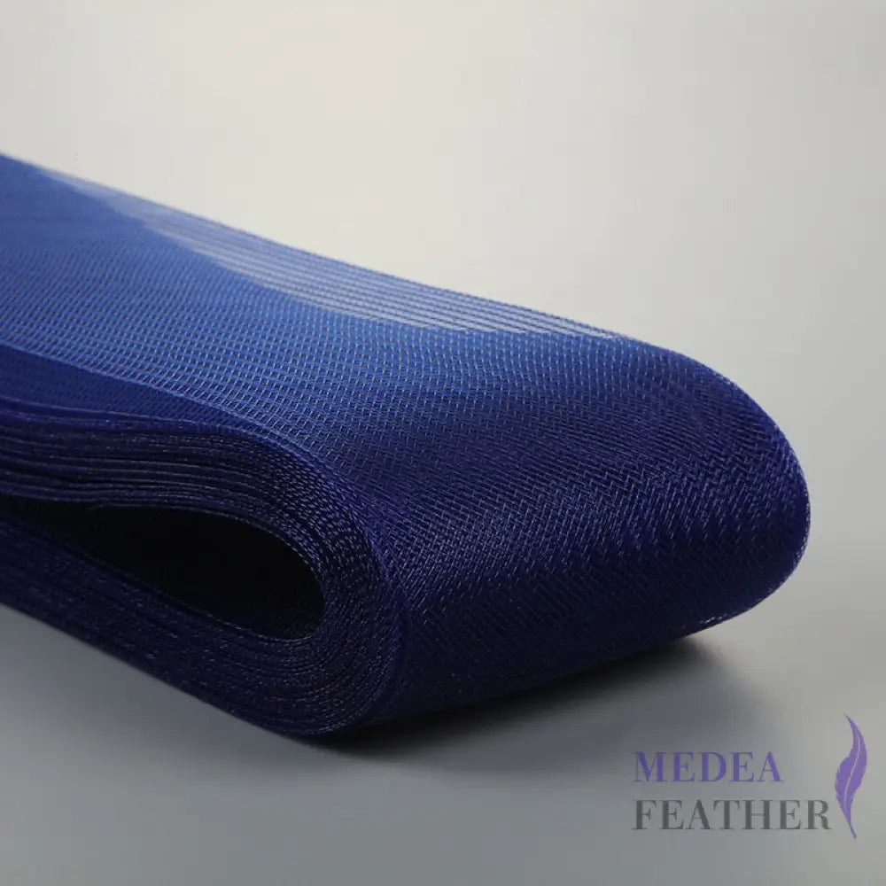 8cm Wide Plain Woven Crin Braid 19 Royal blue / 10 Meters