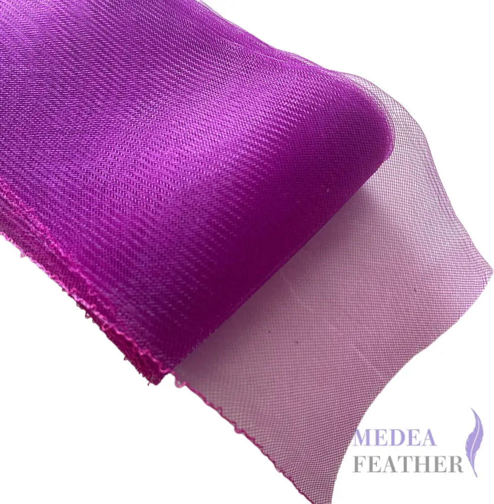 8cm Wide Plain Woven Crin Braid 24 Festival fuchsia / 10 Meters
