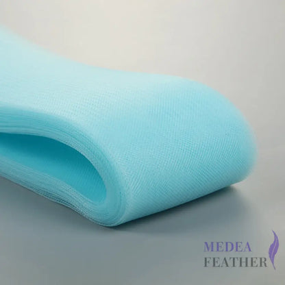 8cm Wide Plain Woven Crin Braid 26 Aqua / 10 Meters