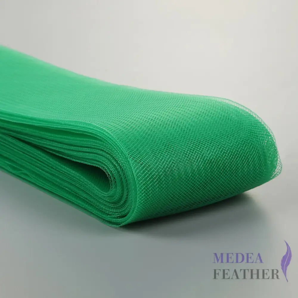 8cm Wide Plain Woven Crin Braid 31 Bright green / 10 Meters