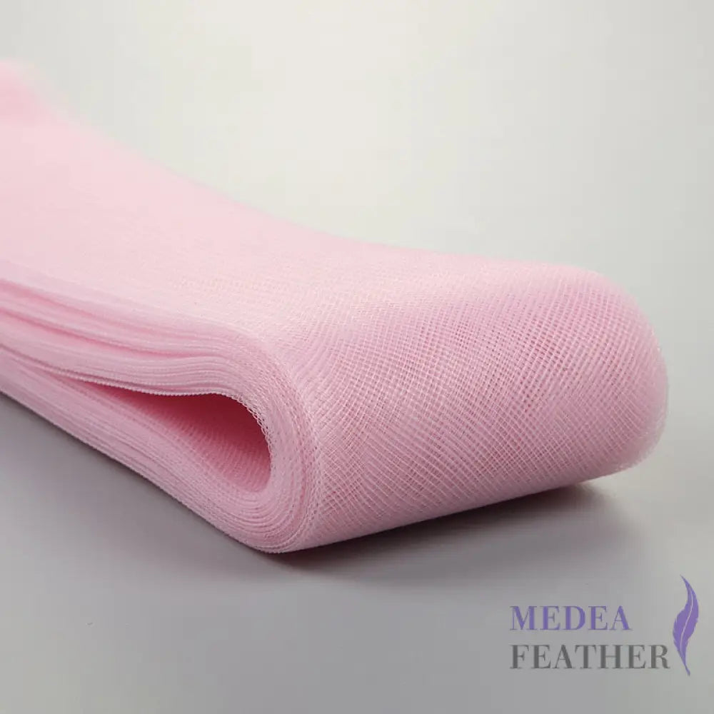 8cm Wide Plain Woven Crin Braid 36 Light Pink / 10 Meters