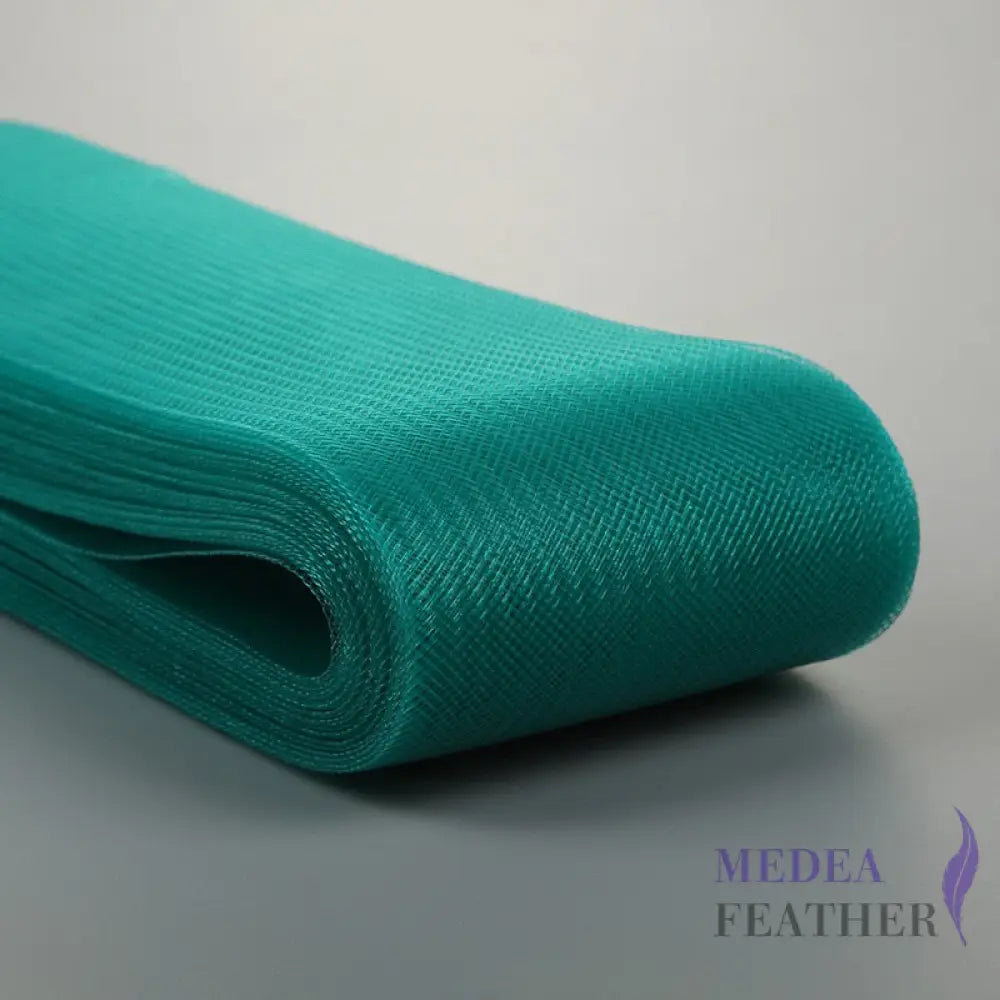 8cm Wide Plain Woven Crin Braid 39 Jade / 10 Meters