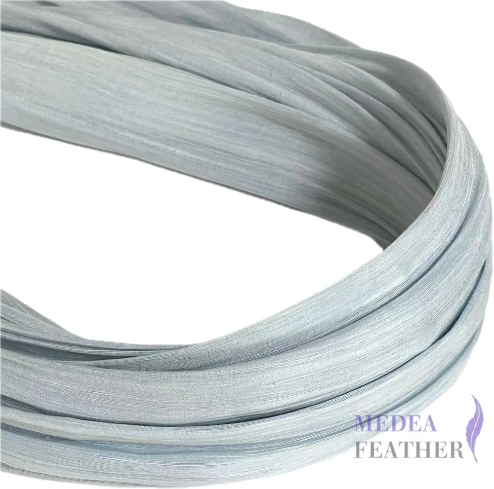 90cm Wide Silk Abaca Fabric Sky Blue / 1/2 Meter ready-to-ship