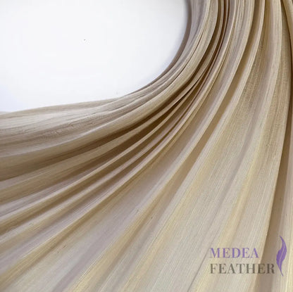 90cm Wide Silk Abaca Fabric Champagne / 1/2 Meter ready-to-ship