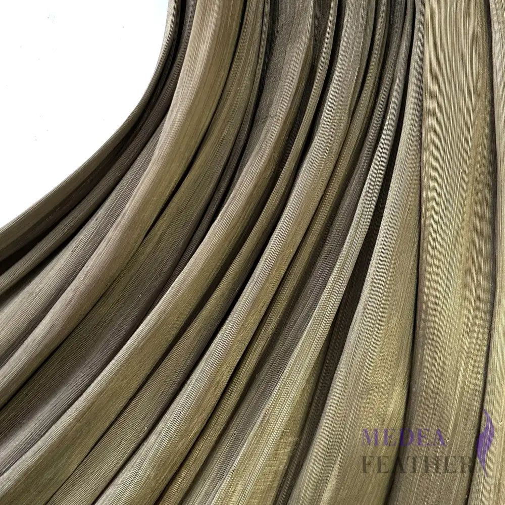 90cm Wide Silk Abaca Fabric Olive / 1/2 Meter ready-to-ship