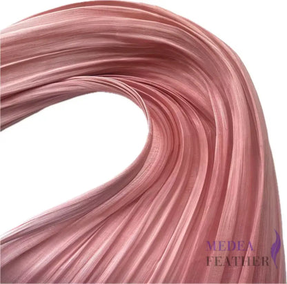 90cm Wide Silk Abaca Fabric Leather Pink / 1/2 Meter ready-to-ship