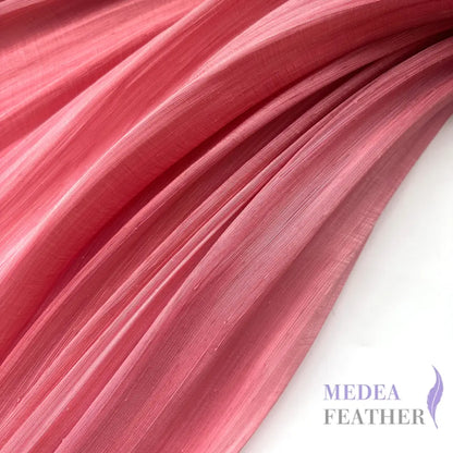 90cm Wide Silk Abaca Fabric Pink / 1/2 Meter ready-to-ship