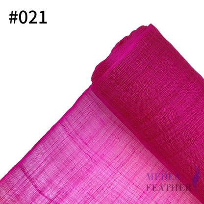 90cm Wide Stiffened Sinamay Fabric 1 Meter | Millinery Hat Making - #021
