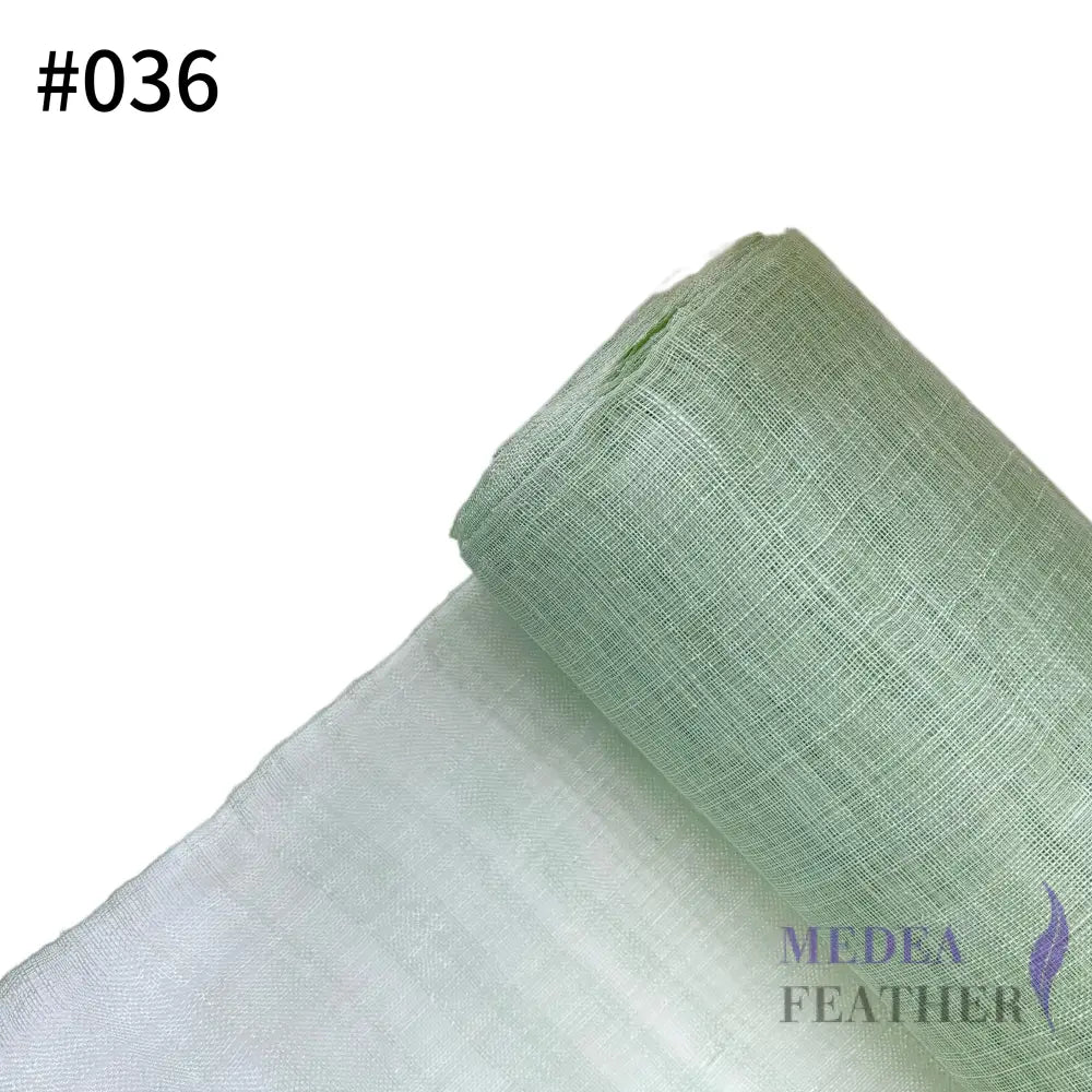 90cm Wide Stiffened Sinamay Fabric 1 Meter | Millinery Hat Making - #036 Mint