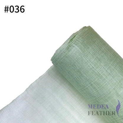 90cm Wide Stiffened Sinamay Fabric 1 Meter | Millinery Hat Making - #036 Mint