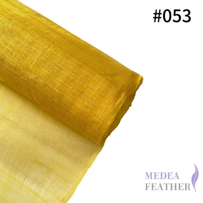 90cm Wide Stiffened Sinamay Fabric 1 Meter | Millinery Hat Making - #053 yellow