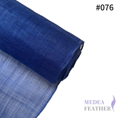 90cm Wide Stiffened Sinamay Fabric 1 Meter | Millinery Hat Making - #076 royal blue