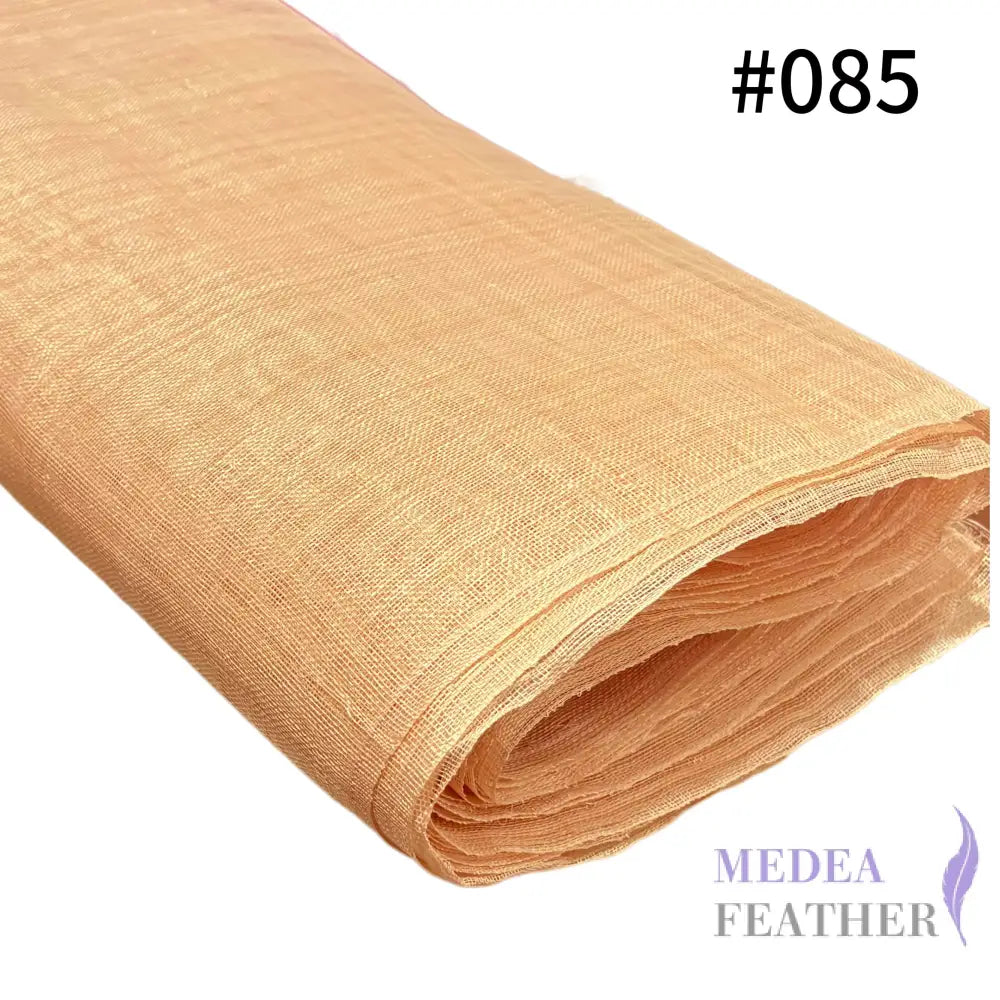 90cm Wide Stiffened Sinamay Fabric 1 Meter | Millinery Hat Making - #085 peach
