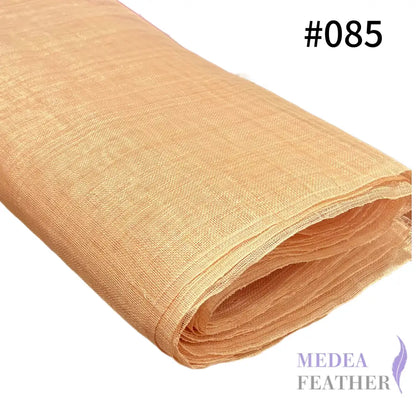 90cm Wide Stiffened Sinamay Fabric 1 Meter | Millinery Hat Making - #085 peach