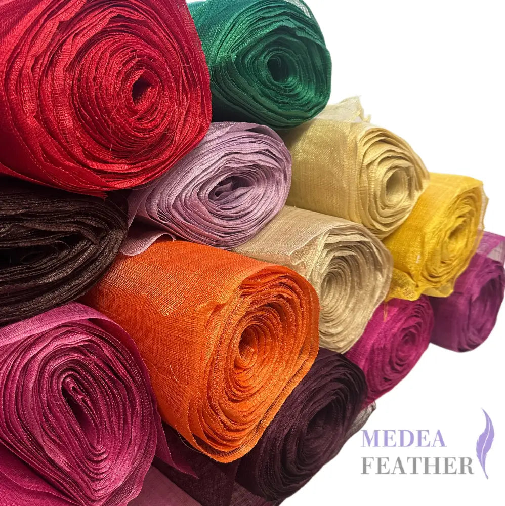 90cm Wide Stiffened Sinamay Fabric 1 Meter | Millinery Hat Making
