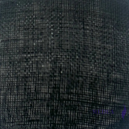 90cm Wide Stiff Sinamay 1 Meter - Black