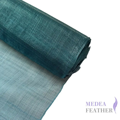90cm Wide Stiffened Sinamay Fabric 1 Meter | Millinery Hat Making - Jade