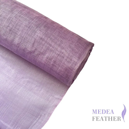 90cm Wide Stiffened Sinamay Fabric 1 Meter | Millinery Hat Making - lilac