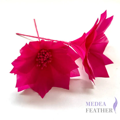 9cm Feather Daisies - Pack of 2 DS250906 #20 Barbie pink / feather