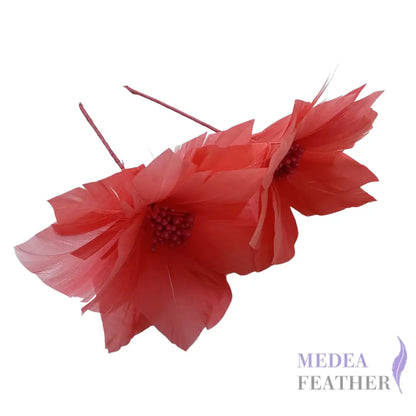 9cm Feather Daisies - Pack of 2 DS250906 - #27 coral pink