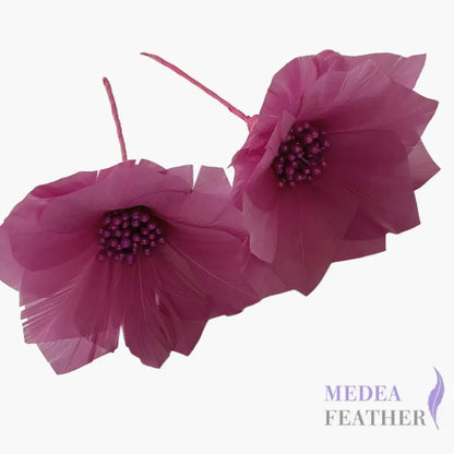 9cm Feather Daisies - Pack of 2 DS250906 - #61 meadow mauve