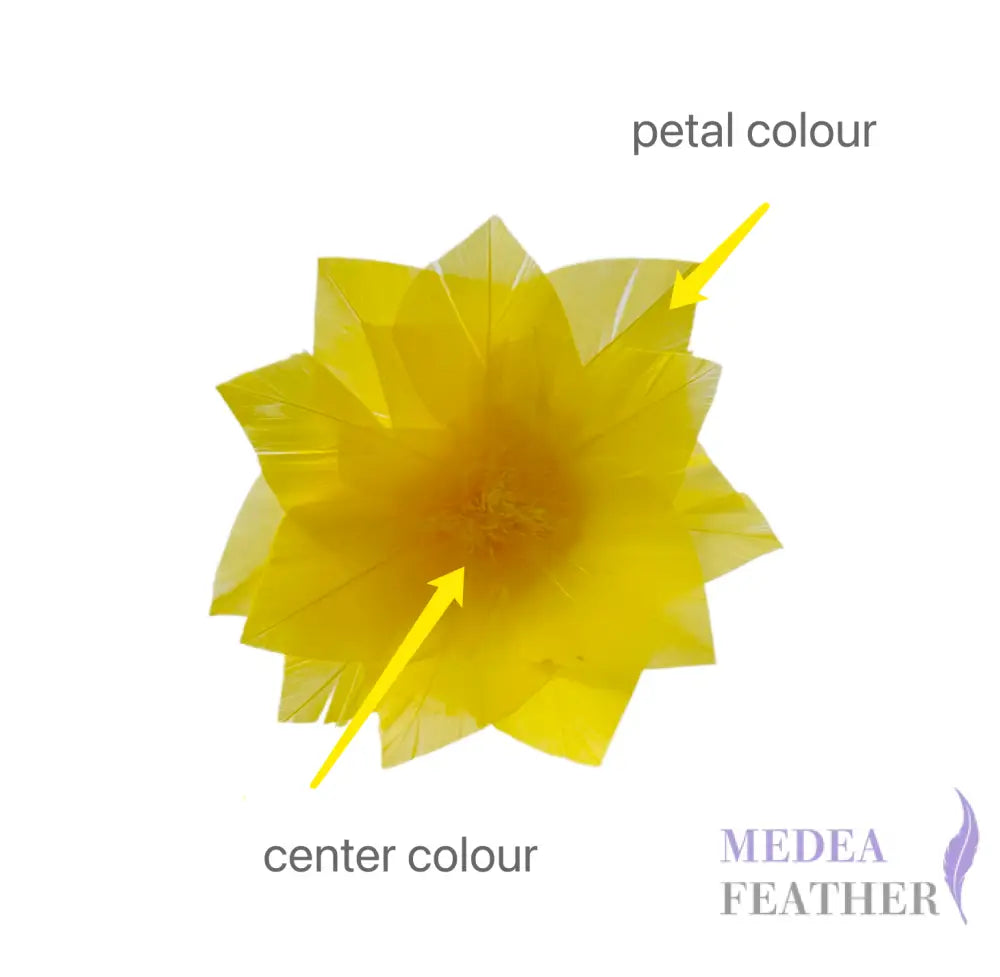 9cm Feather Daisies Pack of 5