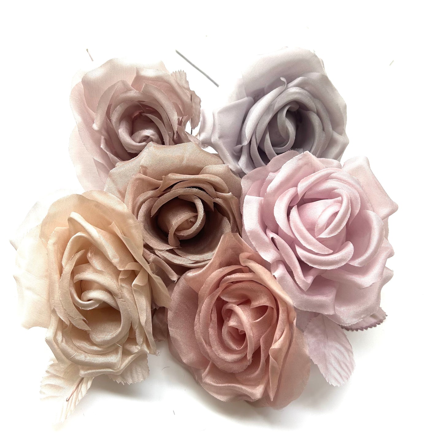 Lucky Dip Multi-colour 10cm wide silk flower-Pack of 3