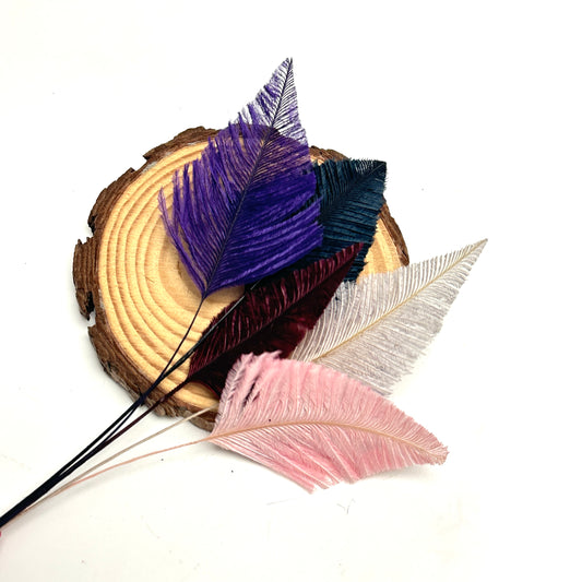 *Sales* 20cm Long Arrowhead Ostrich Feather (1 pack=5 pieces)