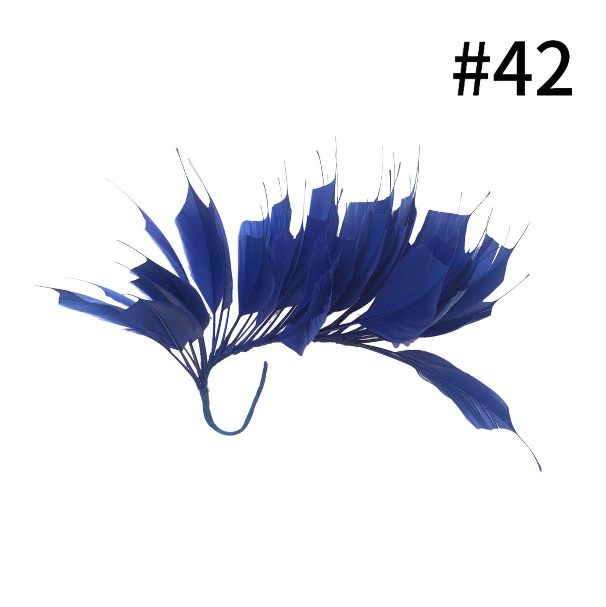 Spiky Goose Feather Wired Hat Mount DS25050D
