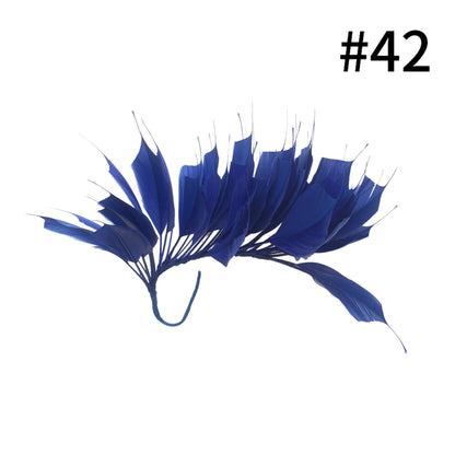 Spiky Goose Feather Wired Hat Mount DS25050D