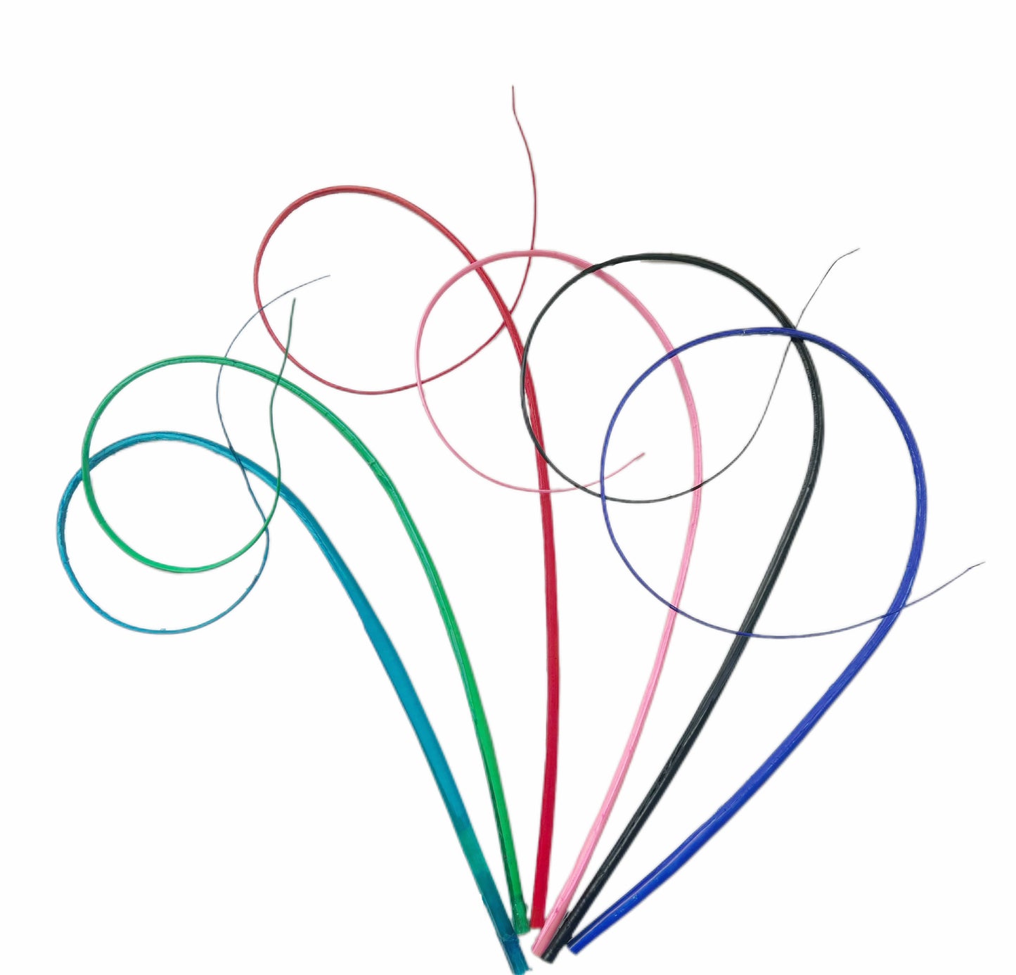 Loop Curved Ostrich Feather Quill