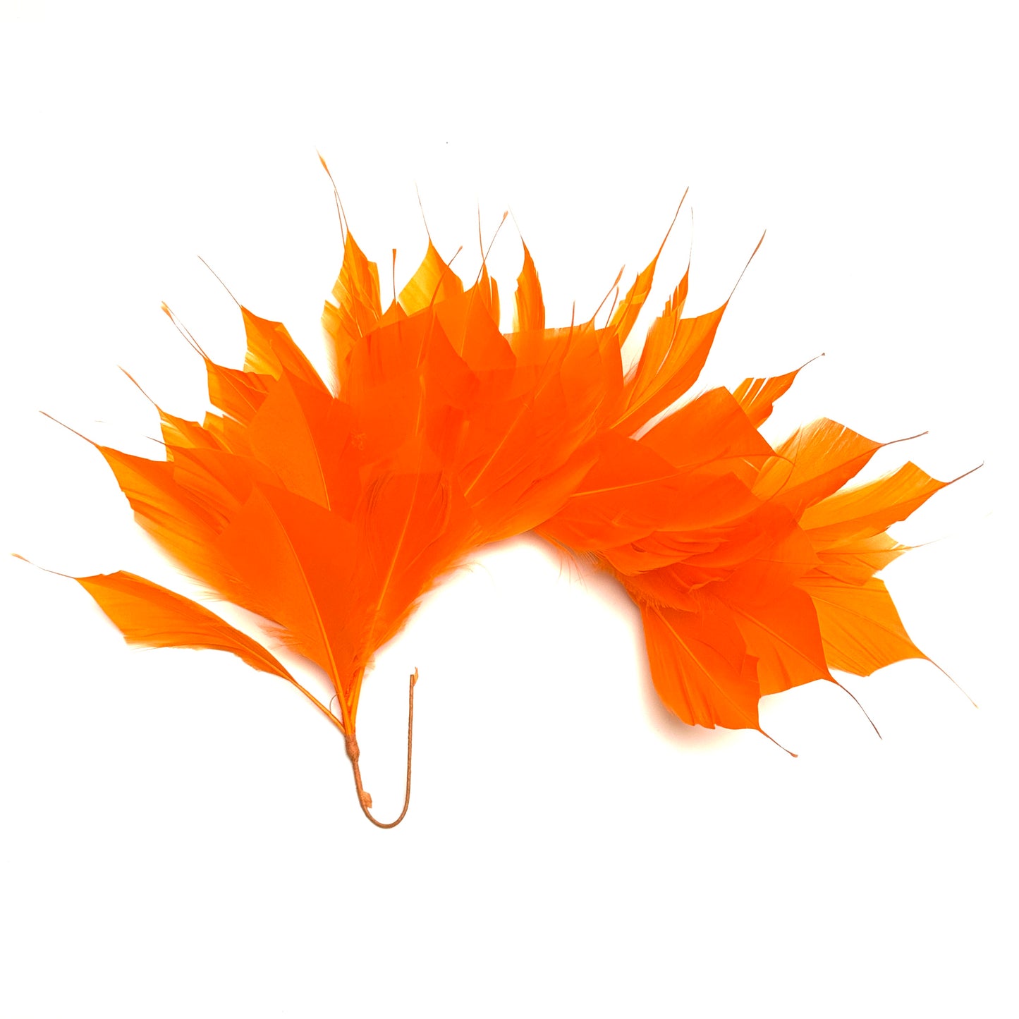 Spiky Goose Feather Wired Hat Mount