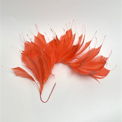 Spiky Goose Feather Wired Hat Mount